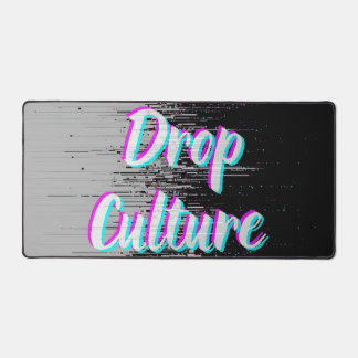 Drop Mouse Pad Hype Pixels Black Gray 