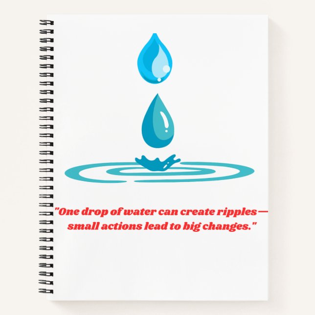  Drop of Water premium design  Notebook (Front)