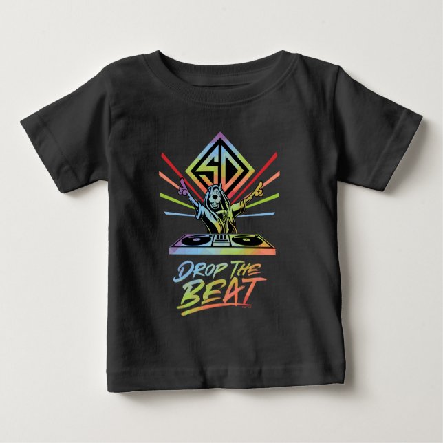 Drop the Beat: DJ Scooby-Doo Baby T-Shirt (Front)