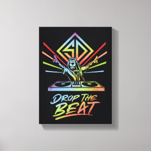 Drop the Beat: DJ Scooby-Doo Canvas Print