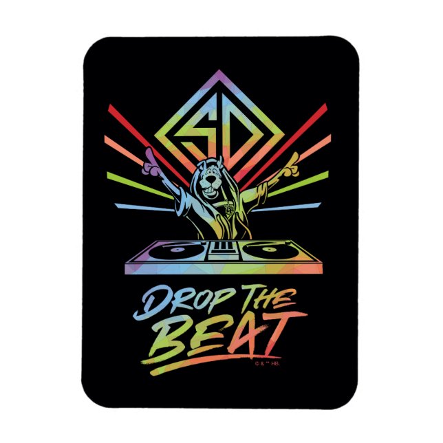 Drop the Beat: DJ Scooby-Doo Magnet (Vertical)