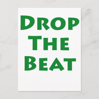 Drop The Beat Postcard