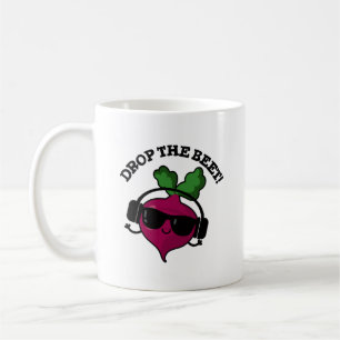 Drop The Beet Funny Music Veggie Pun  Coffee Mug
