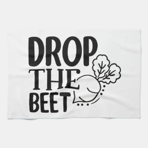 Drop the Beet Tea Towel