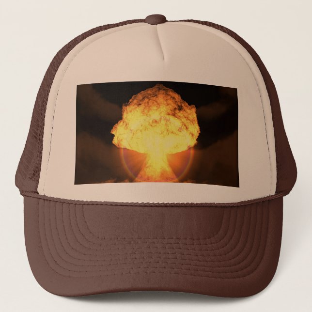 Drop the bomb trucker hat (Front)