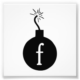 Drop the F Bomb Photo Print
