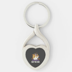 Drop The Honk Halloween DJ Goose Key Ring