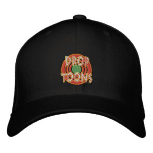 Drop Toons Embroidered Logo Flexfit Wool Cap
