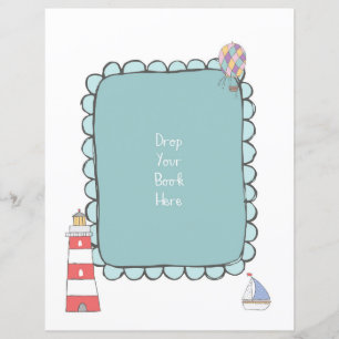 Drop your book Sign Adventure Baby Shower