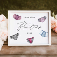 Drop Your Panties French Lingerie Bridal Shower