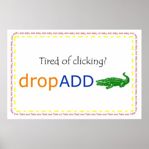 dropADD promo banner Poster
