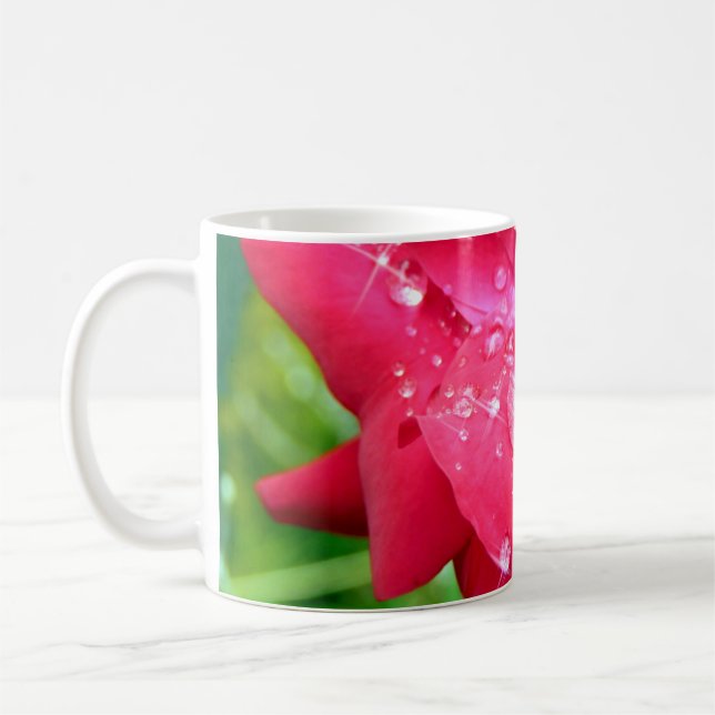 Droplets on Petals Mug (Left)
