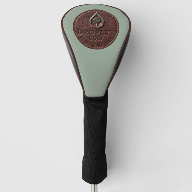 Droplyt Golf Rustic Driver / Golf Club Cover (Front)