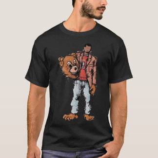 dropout bear face   T-Shirt