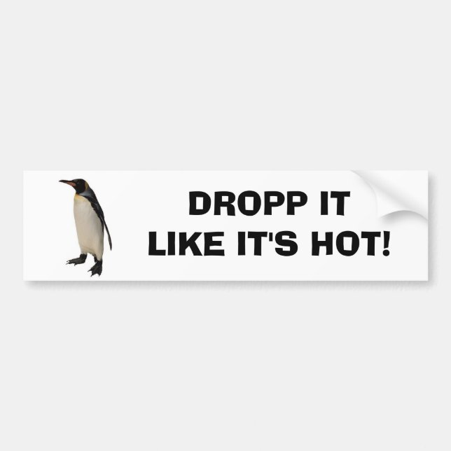 DROPP IT LIKE IT'S Hot Bumper Sticker (Front)