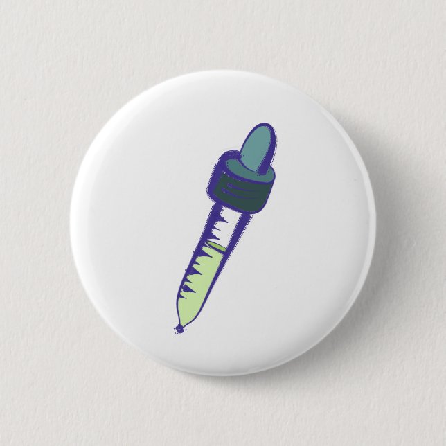 Dropper 6 Cm Round Badge (Front)