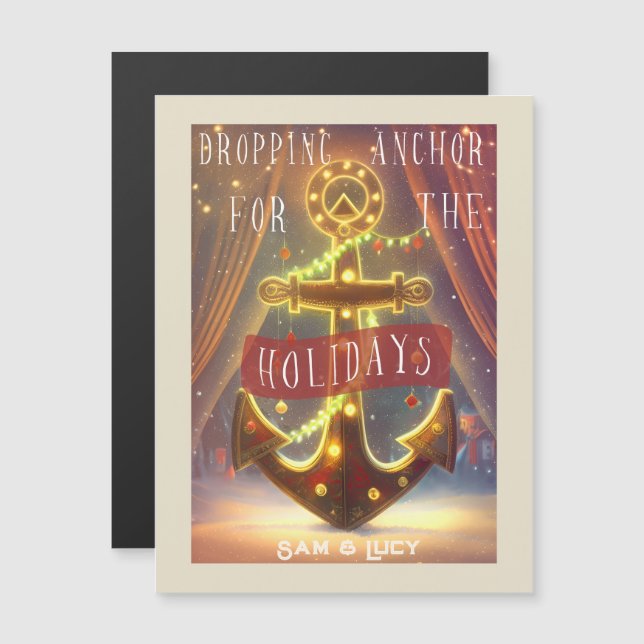 Dropping Anchor for the holidays  (Front/Back)