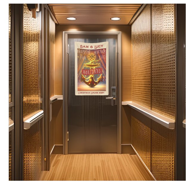 Dropping Anchor for the holidays  Banner (Cruise cabin door decor )