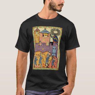 Dropping Rocks, 14th Century Codex Manesse T-Shirt