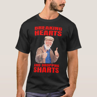 Dropping Sharts Sharted Sharting Inappropriate Emb T-Shirt