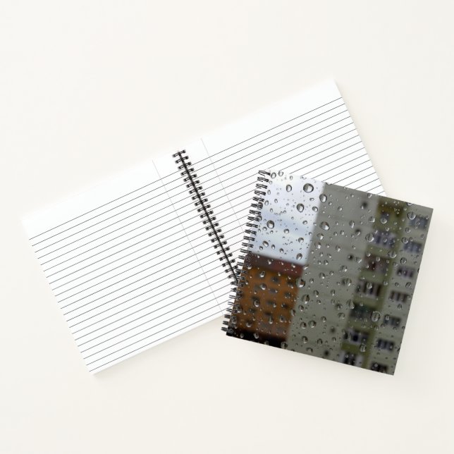 Drops of rain notebook (Inside)