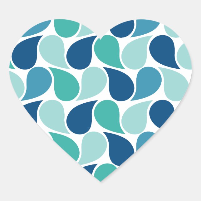 Drops Pattern custom stickers (Front)