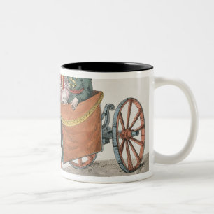 Droshky of a St. Petersburg Merchant Two-Tone Coffee Mug