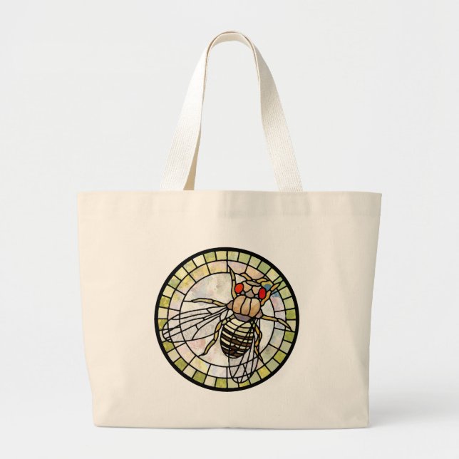 Drosophila Large Tote Bag (Front)