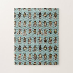 Drosophila mutants jigsaw puzzle