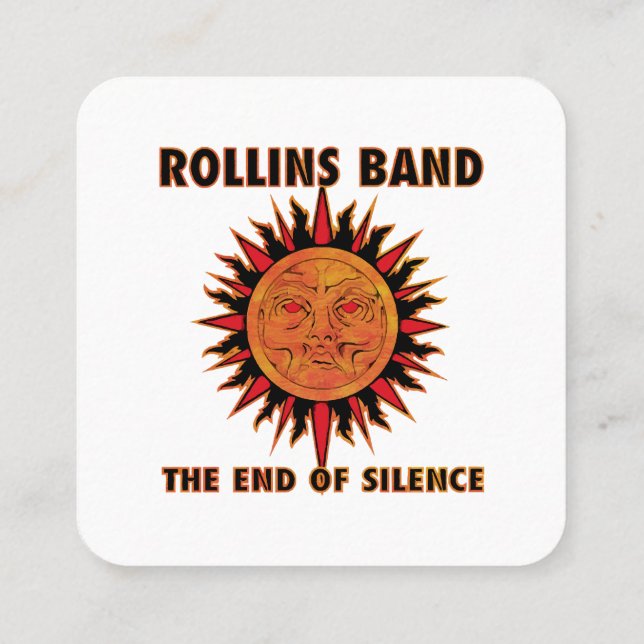 Droud dream band square business card (Back)