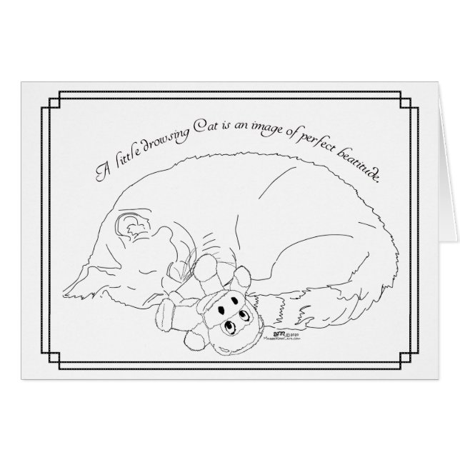 Drowsing Kitty (Front Horizontal)