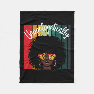 Drug African American Empowered Black Women  Fleece Blanket