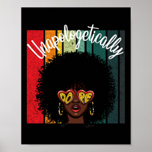 Drug African American Empowered Black Women  Poster