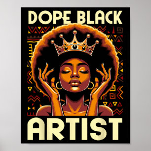 Drug Black Artist African American Art Teacher Afr Poster
