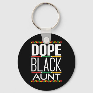 Drug Black Aunt Black History Month Key Ring