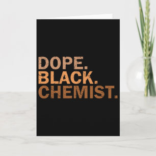 Drug Black Chemist Melanin Black Month African Che Card