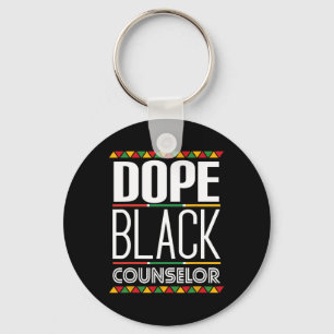 Drug Black Counsellor Black History Month  Key Ring