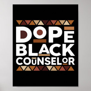 Drug Black Counselor Black History Melanin Black C Poster
