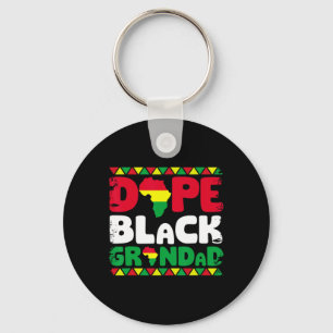 Drug Black Dad Black History Month Shirt Key Ring