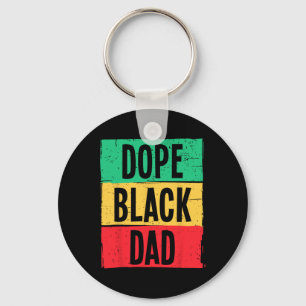 Drug Black Dad Father's Day Juneteenth History Mon Key Ring