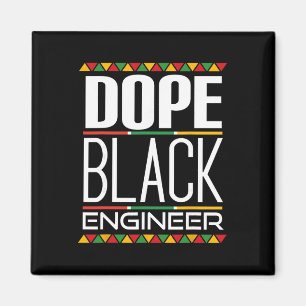 Drug Black Engineer Black History Month Magnet