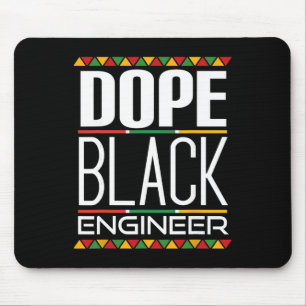 Drug Black Engineer Black History Month Mouse Pad