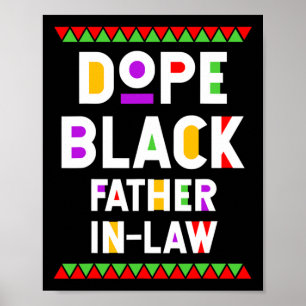 Drug Black Father-in-law African American History Poster