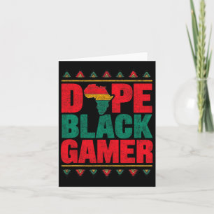 Drug Black Gamer Black History Month Gaming For Bo Card