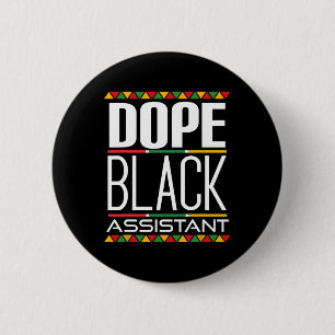Drug Black Istant Black History Month  6 Cm Round Badge