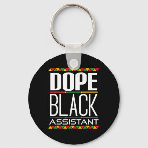Drug Black Istant Black History Month  Key Ring