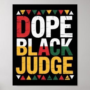 Drug Black Judge Black History Month Poster