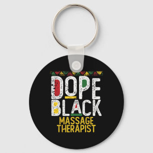 Drug Black Mage Therapist Black History Month Key Ring