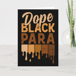 Drug Black Paraprofessional Melanin Black History Card