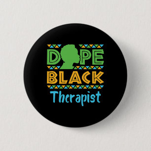 Drug Black Therapist Mental Health Counseling Psyc 6 Cm Round Badge